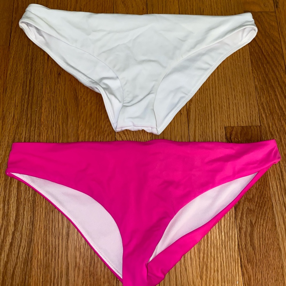 Set of two PINK bikini bottoms
